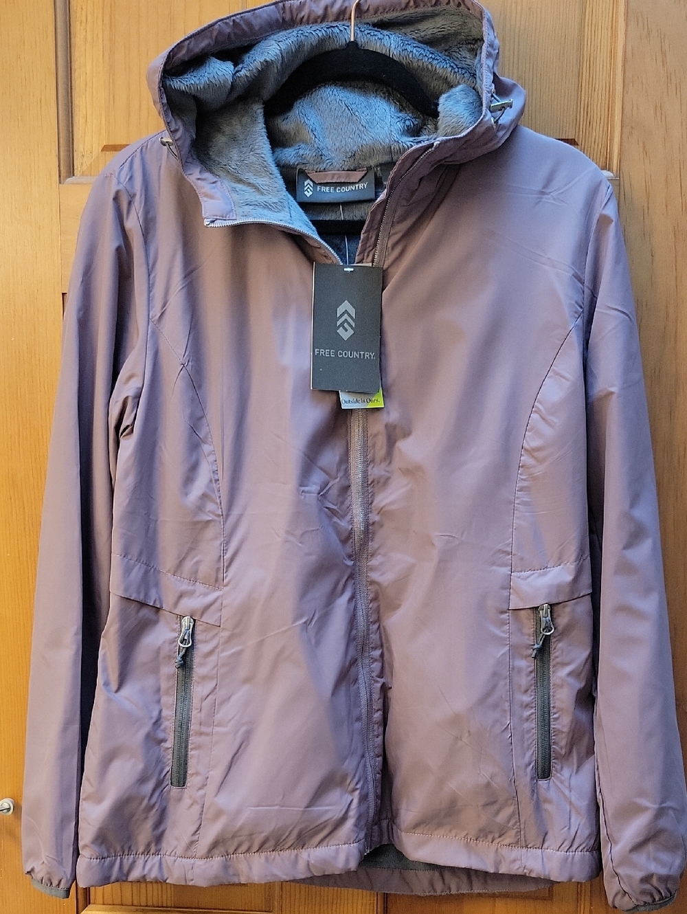 Free Country Dusty Mauve Hooded Jacket NWT